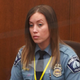Minneapolis Police Officer Nicole Mackenzie testifies as Hennepin County Judge Peter Cahill presides Tuesday, April 6, 2021, in the trial of former Minneapolis police Officer Derek Chauvin